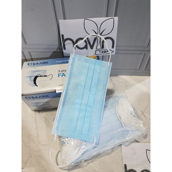 (50pc) disposable 3ply mask earloop/masker 3 ply-4