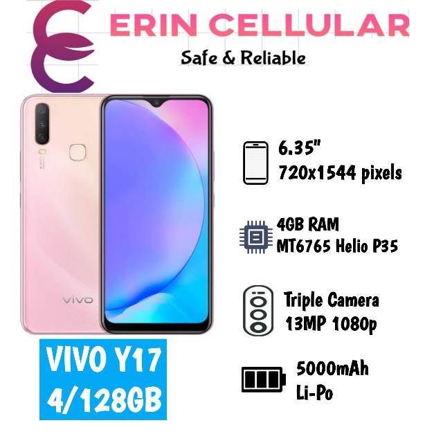 VIVO Y17 Ram (4-128GB) - Blue dan Pink - GRS VIVO 2THN