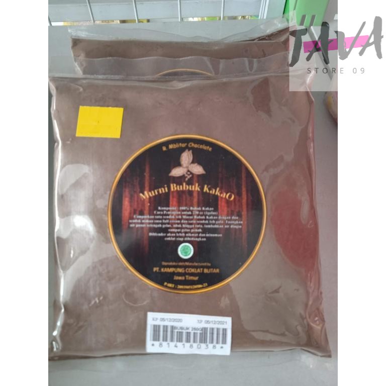 

Coklat Bubuk Murni dari Kampung Coklat Blitar 250 gram