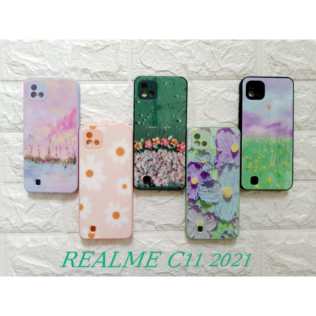CASE SAKURA/ MOTIF BUNGA HARDCASE REALME C11 2021