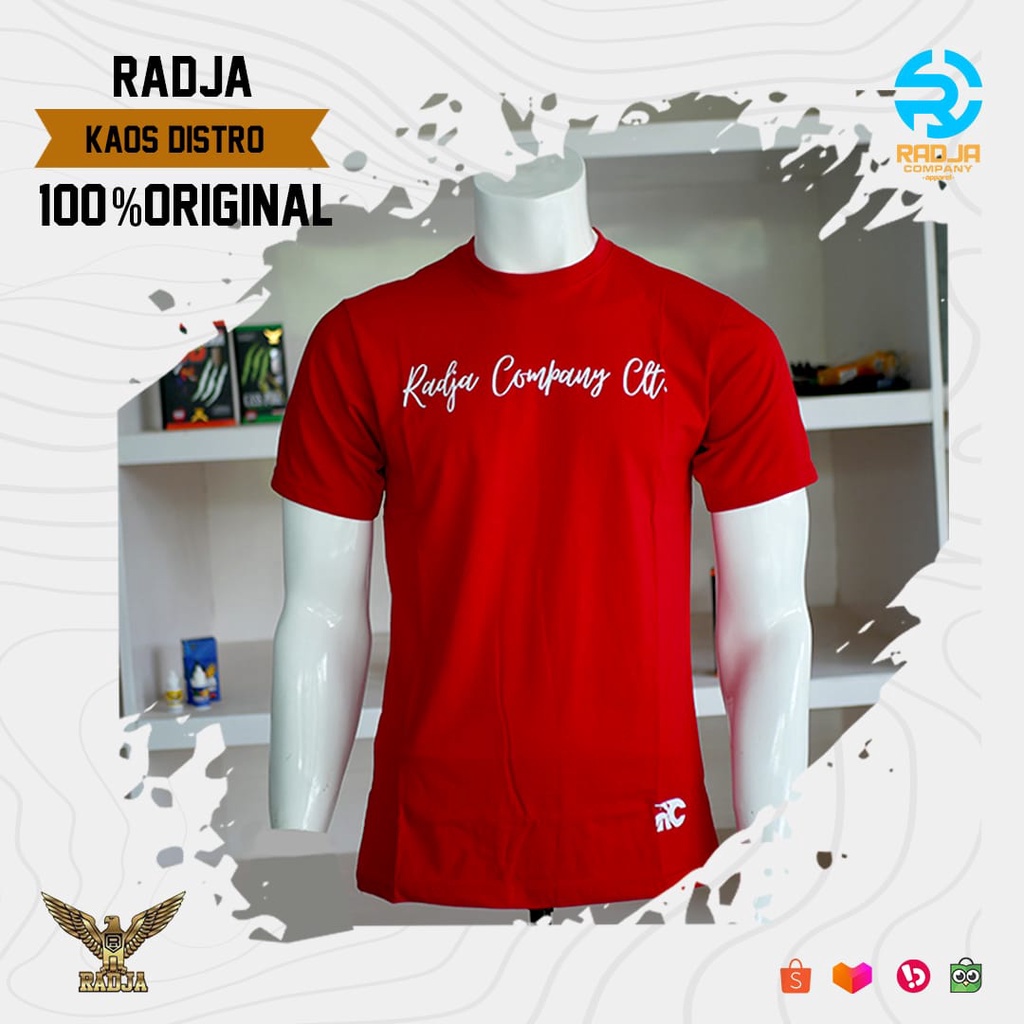 KAOS [RC] RADJA COMPANY CLT. DISTRO PRIA/WANITA KAOS POLOS MURAH BERKUALITAS KAOS DEWASA