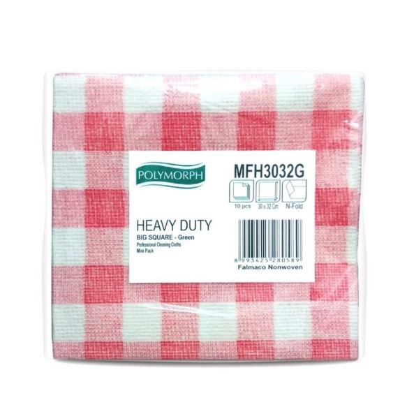 Kain Lap Multifungsi Polymorph Heavy Duty Isi 10 Sheet Murah