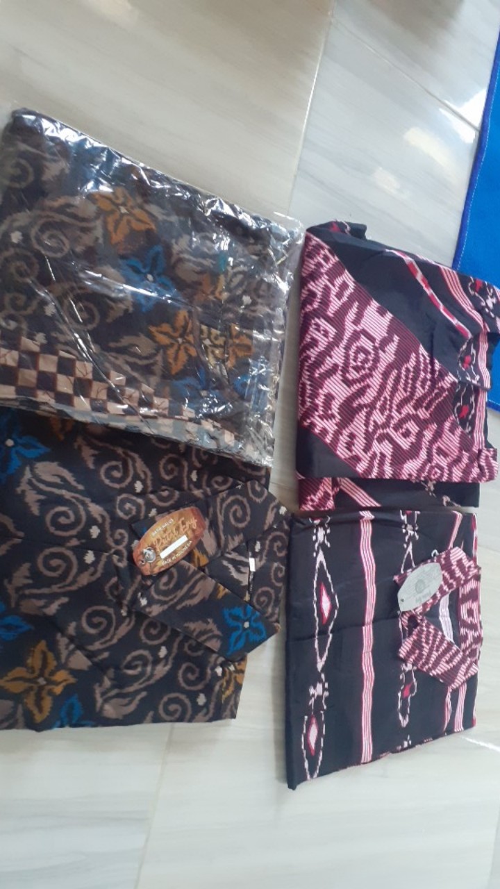 Couple Tunik Lancip Songket #7 Batik Sarimbit Batik Modern Midi Seragam Kantor Muslim Kerja Pesta