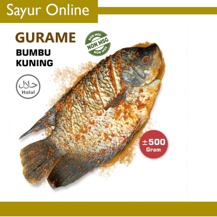 

IKAN GURAME BUMBU KUNING - IKAN GURAME SIAP GORENG [1 Pack]