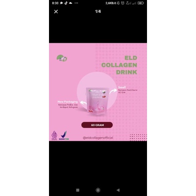 

Paket Agen ELD Collagen isi 60 gram