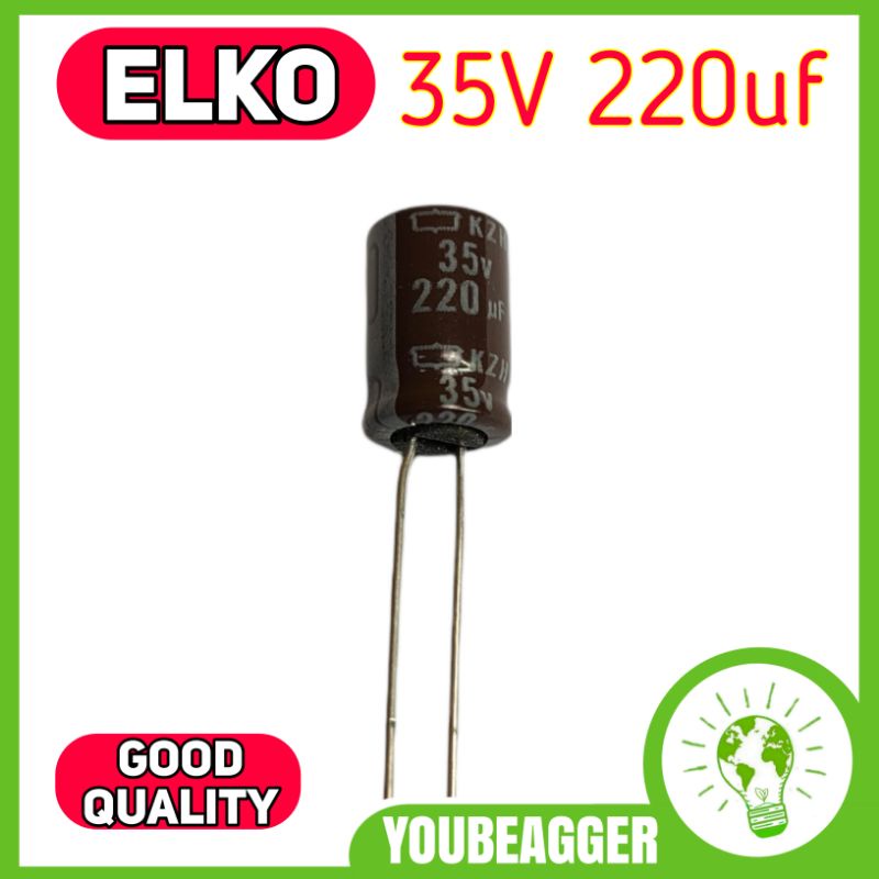 Elko 35v 220uf kapasitor