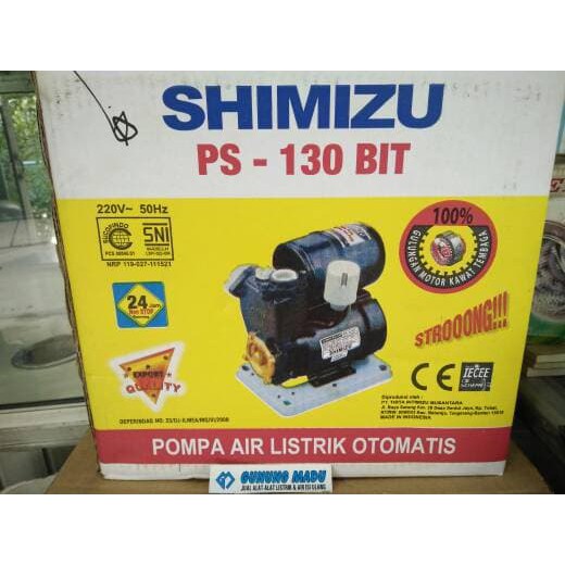SHIMIZU Pompa Air Otomatis PS 130 BIT - Shimizu