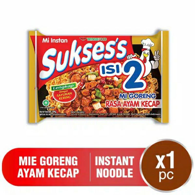 

Mie Sukses's Goreng Ayam Kecap 129 Gr - Mie Suksess