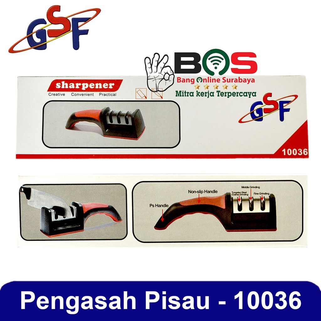 Alat Pengasah Alat Asahan Pisau Gunting Dapur GSF-10036 Knife Sharpener