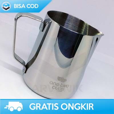 GELAS KOPI STAINLESS STEEL TAHAN PANAS ONETWOCUPS J068 ORIGINAL - PITCHER SET 350 ML KOPI ESPRESSO