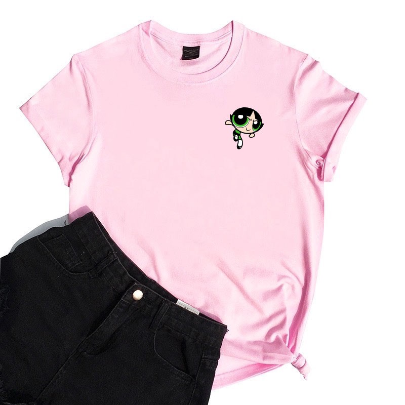 kaos buttercup / kaos KARAKTER GIRLS/ KATUN 24S