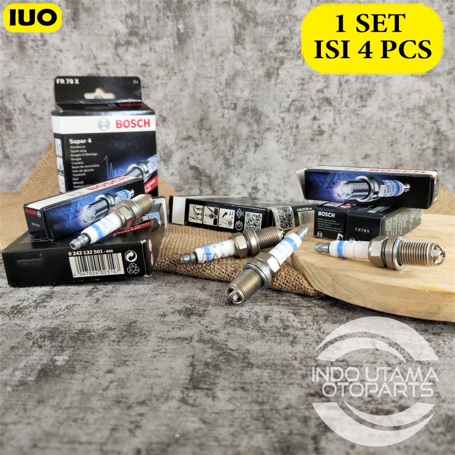 Busi BMW E36 E34 E46 318i 320i 323i 520i FR78X Super 4 BOSCH GERMANY (4pc)