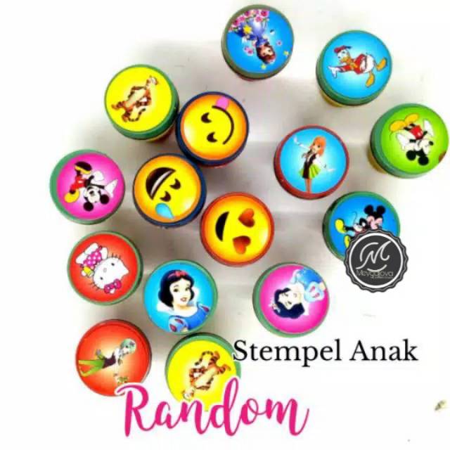 

(1 KG muat 300pcs) Stempel Anak Karakter Reward Bisa Jadi Souvenir