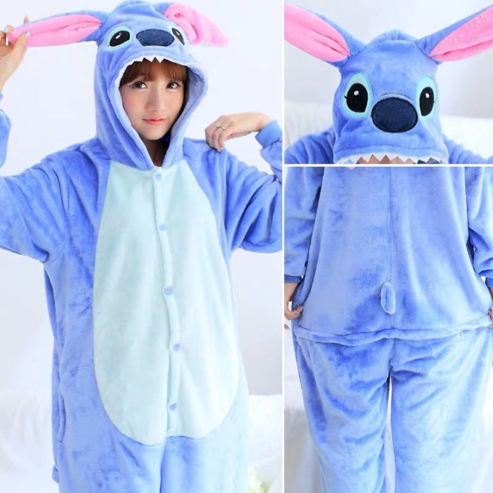 PIYAMA ONESIE KOSTUM BAJU DEWASA STITCH