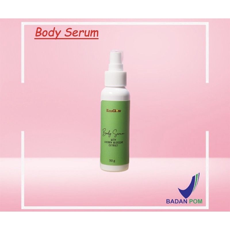 BODY SERUM KINSGLOW UNTUK KULIT PUTIH dan CERAH [Free Gift] ✅ LANGSUNG KIRIM