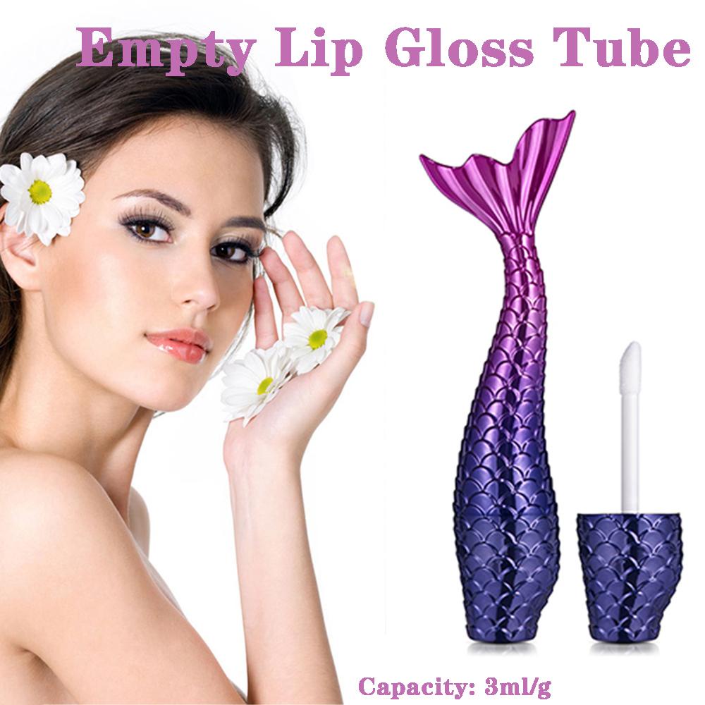 Rebuy Tabung Kosong Lip Gloss Portable Kualitas Tinggi DIY Aksesoris Kosmetik Alat Makeup Lip Balm Wadah