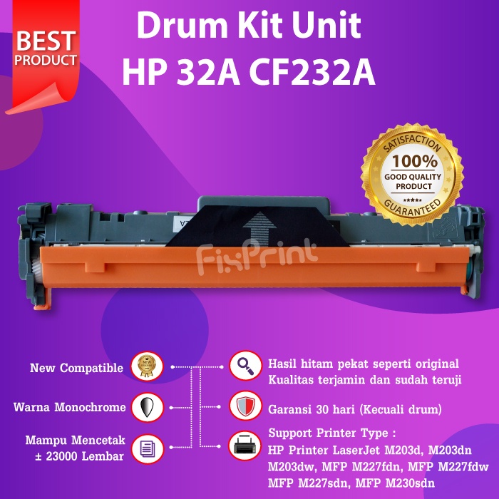 Imaging Drum Kit Toner Compatible 32A CF232A HP M203d M203dn M227fdn