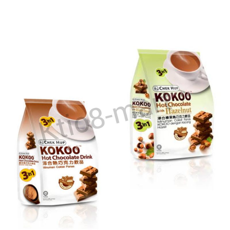 

Chek Hup Kokoo Hot Chocolate Drink/Hot Chocolate With Halzenut/Import