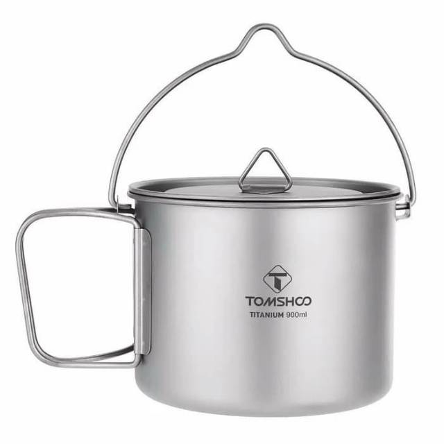 GELAS MUG POT ORIGINAL TITANIUM ULTRALIGHT TOMSHOO - 900ML