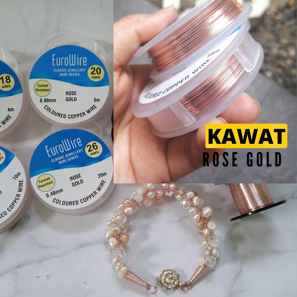 Kawat Euro Wire Rose Gold VARIAN