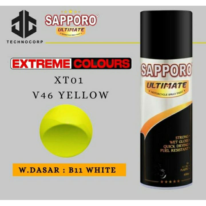 

Sapporo Ultimate XT01 V46 Yellow High Performance Stabilo Fluorescent