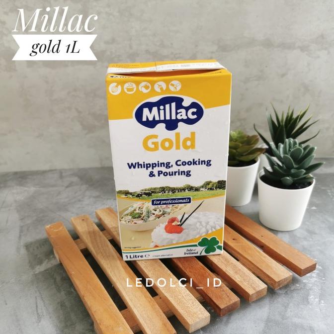 

Terlaris Millac Gold Whipping Cream 1000 mL | Whip Krim Cair Kemasan ledolci92 Juara