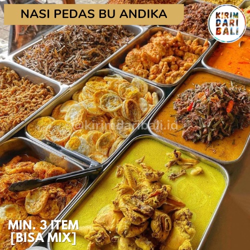 

Nasi Pedas Bu Andika [Lauk Vacuum] / Sambal / Jastip Frozen Bali