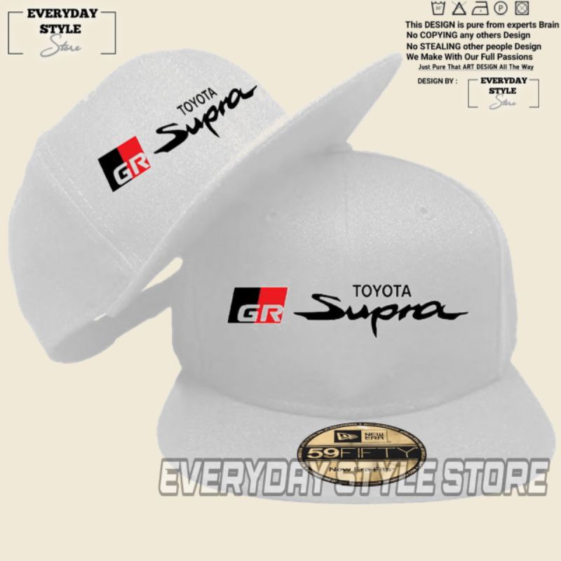 Topi Toyota Gazoo Racing Supra Car Snapback / Topi Hiphop Pria Best Quality Logo Toyota Gazoo Racing