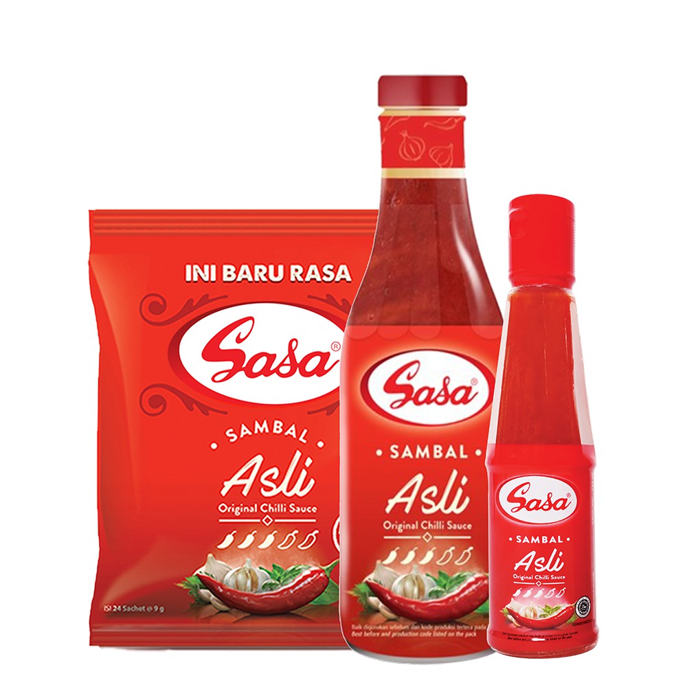 

Saus Sambal Asli 135 mL | Sasa | Selalu Ada | Rasa | Aroma | Cabe | Bawang Putih | Pedas | Ecer