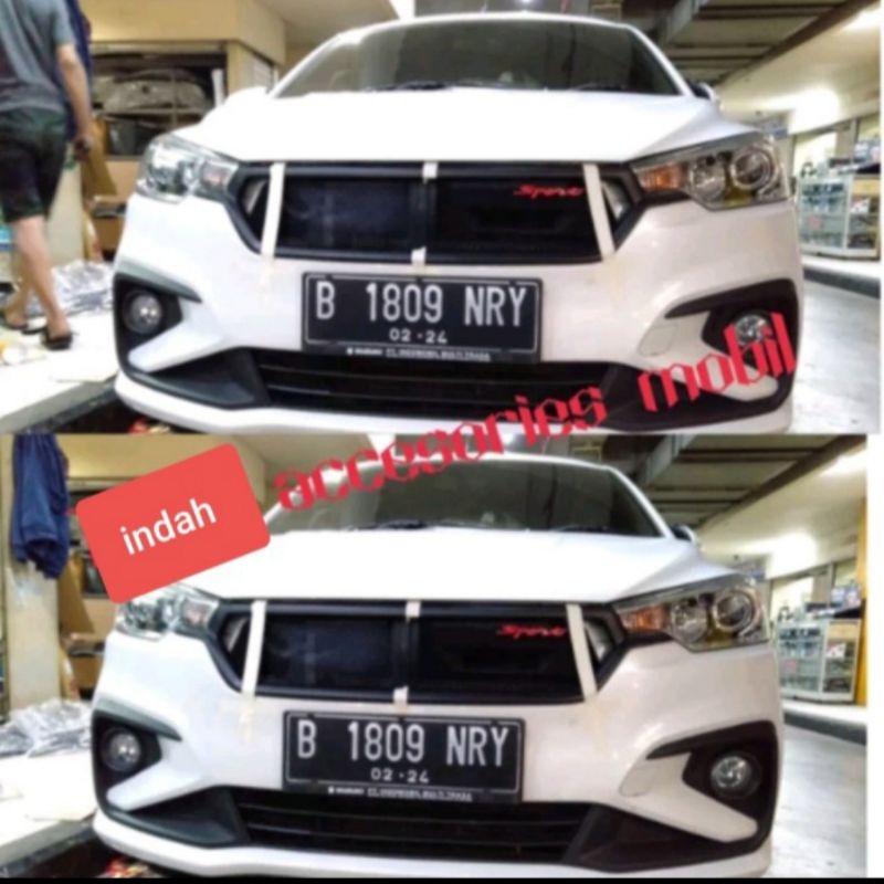 grill all new ertiga jaring plus emblem sport