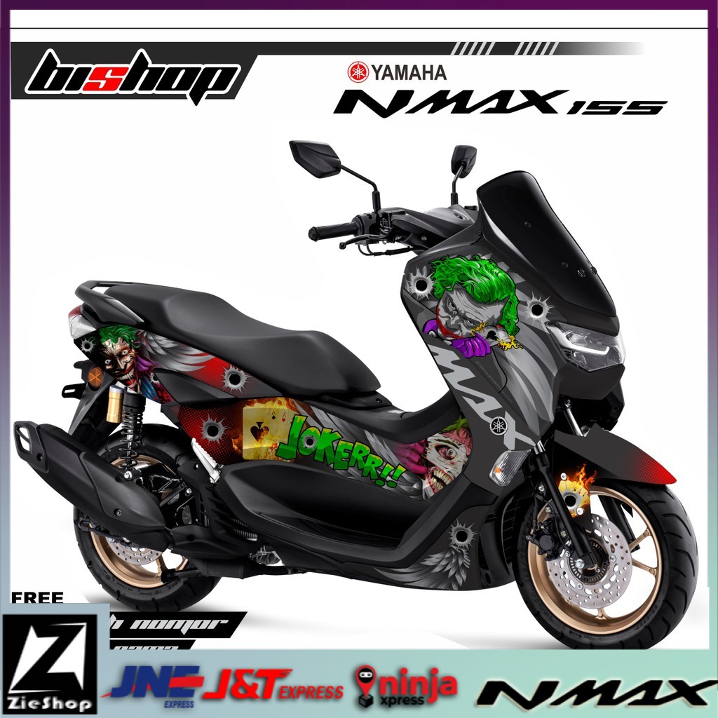 Decal new nmax 2020 full body Stiker motor nmax variasi Striping variasi new nmax