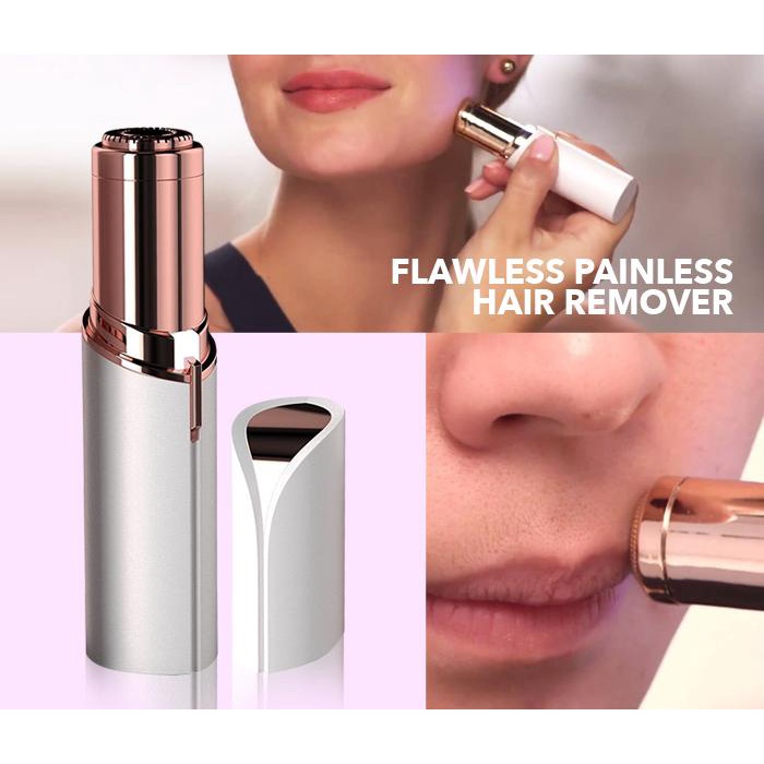 ZILLO Alat Cukur Penghilang Bulu Halus Untuk Wajah Ketiak Pembersih Bulu Tipis Tanpa Rasa Sakit Facial Hair Remover