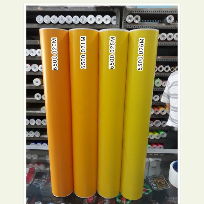 Sticker Skotlet Kuning Doff Profix