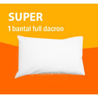 Bantal Murah Super Full Dacron 40x60