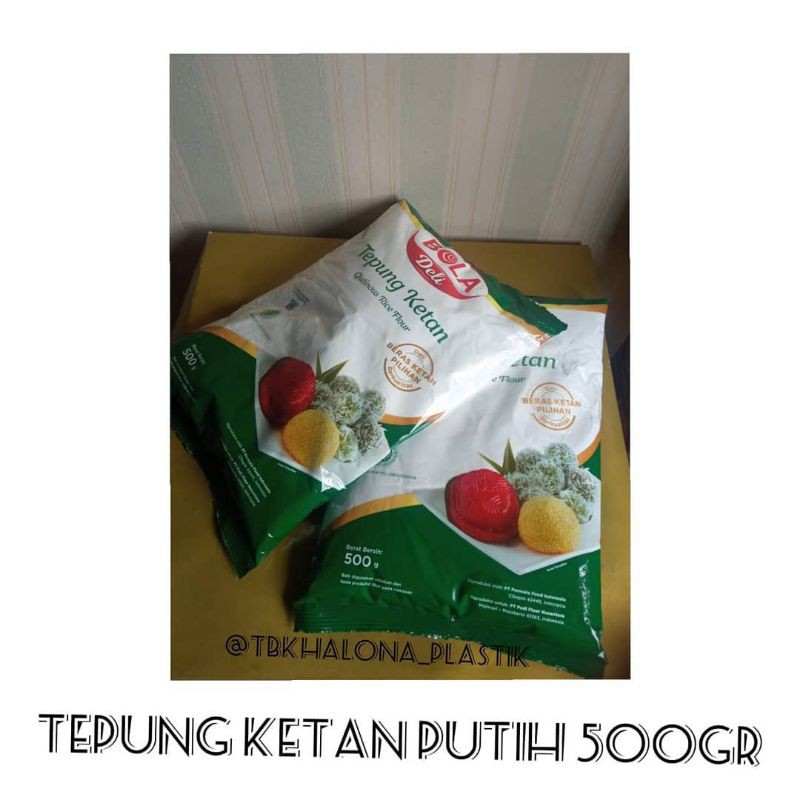 

Tepung Ketan Putih 500gr Bola Deli