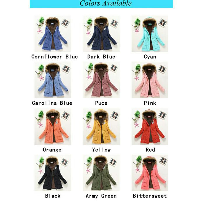 Jaket Winter Coat Import Bulu Fashion Korea