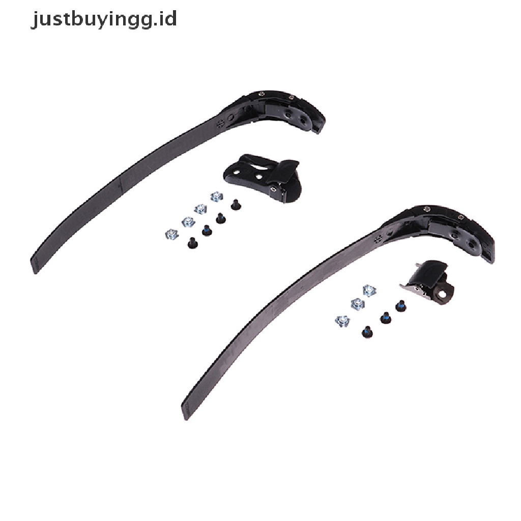 (Justbuyingg.Id) 2 Set Strap Buckle Bahan Pp Dengan Sekrup + Mur Untuk Roller Skate