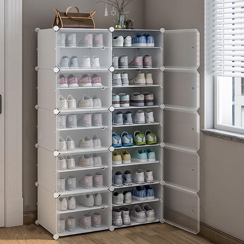 HOMES KOTAK SEPATU PORTABLE /KOTAK SEPATU RAK SEPATU ANTI DEBU TEBAL SHOES RACK PORTABLE SERBAGUNA T