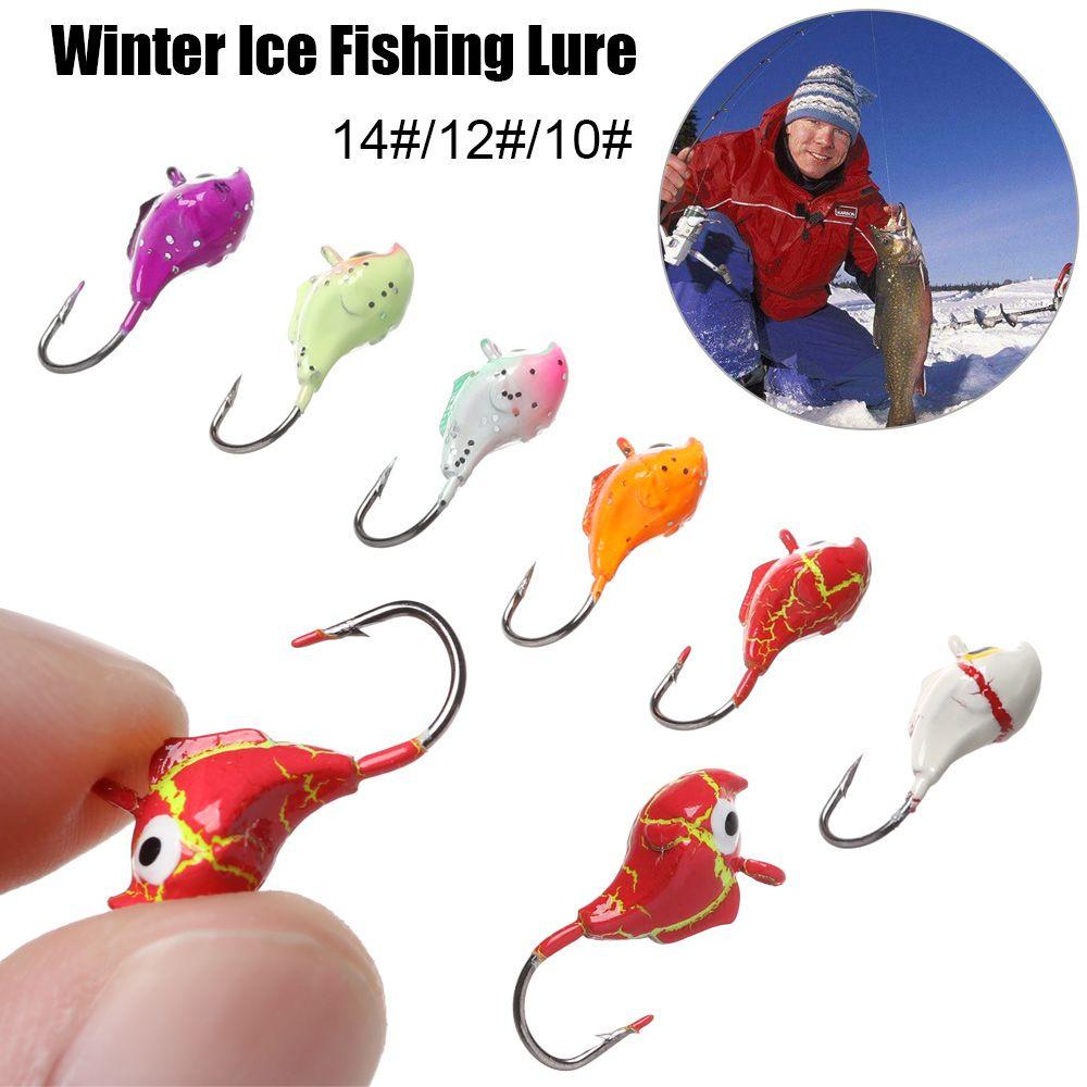 Top Winter Ice Fishing Lure 0.7g 1.1g 1.8g Jigging Balancer Memimpin Kait Keras