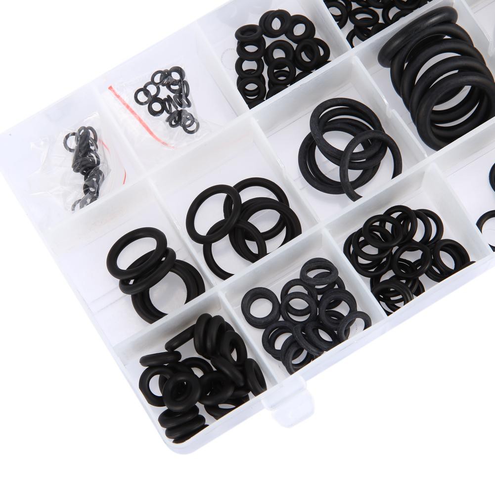 MOJITO 255pcs Rubber O-Ring Assortment Kit Washer Seals Set for Car Vehicle Auto Repair