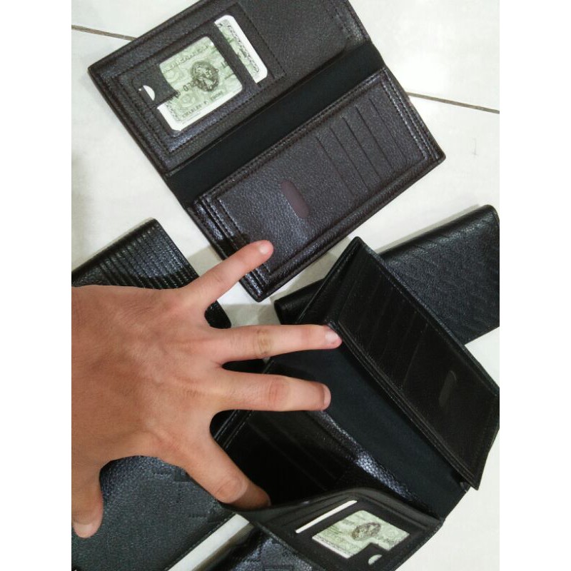 Dompet panjang kulit sintetis import