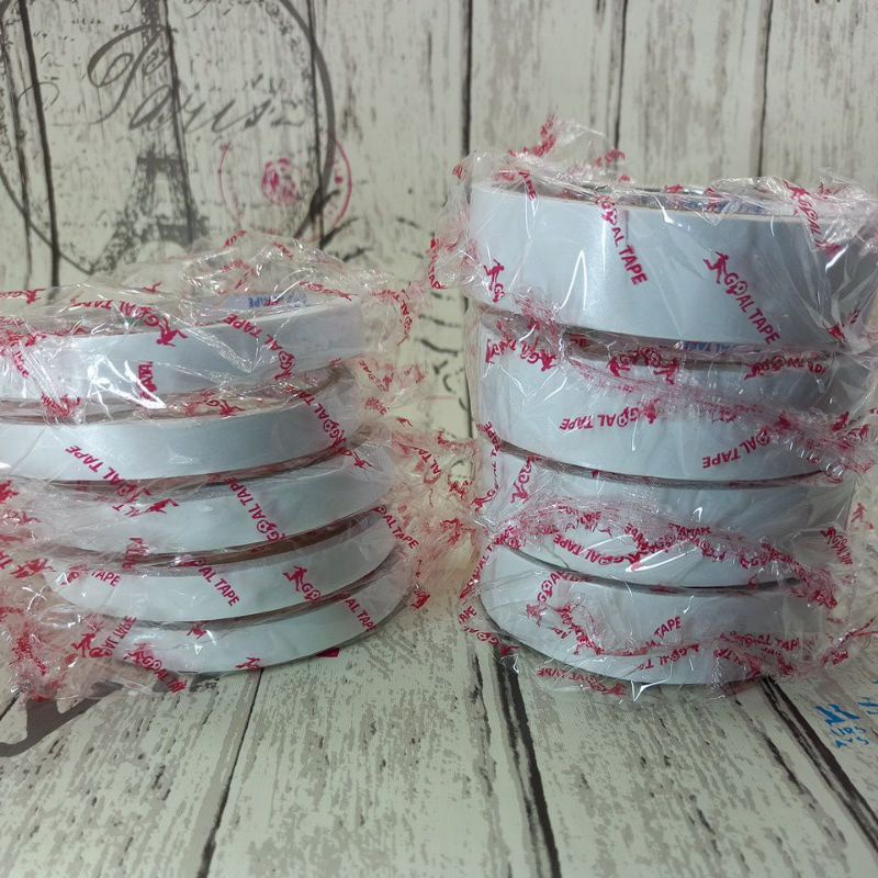 

Double tape/Isolasi Bolak Balik/Double Tape/Goal Tape 12 mm/24 mm