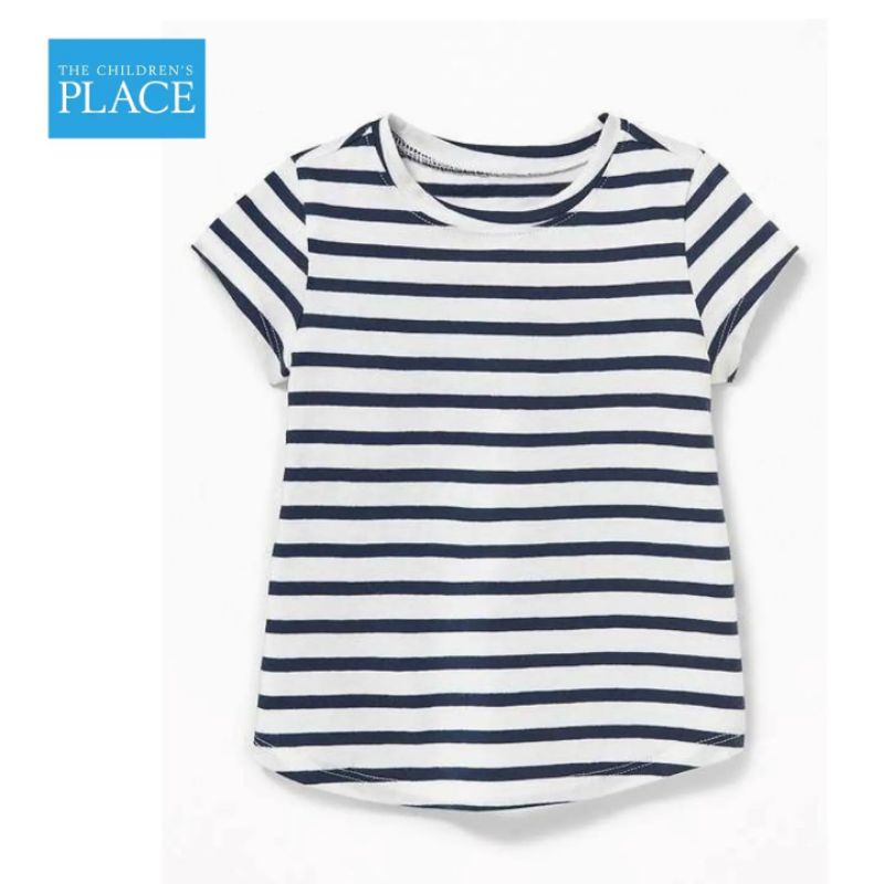 Kaos Anak Perempuan Stripes The Children Place Size 2 Tahun / Kaos Anak Bayi Cewek TCP 2y