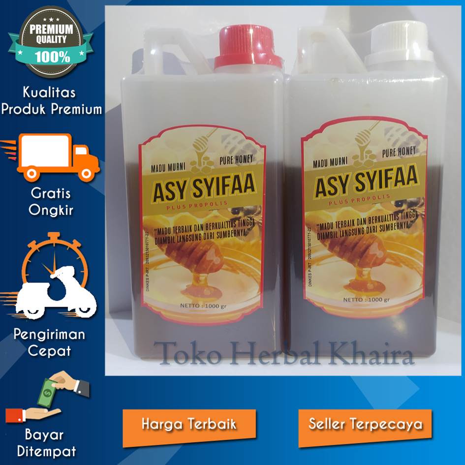 

MADU ASY SYIFAA 1 KG MADU KALIMANTAN NATURAL HONEY