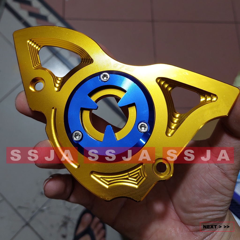 cover gear-tutup gear depan cnc vixion - r15 - xabre - mx king jykt