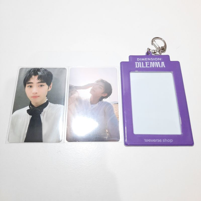 [TAKE ALL] PHOTOCARD PC SUNGHOON DUSK POUT SUNGHOON BENE WV D:D + BUS CARD UNGU