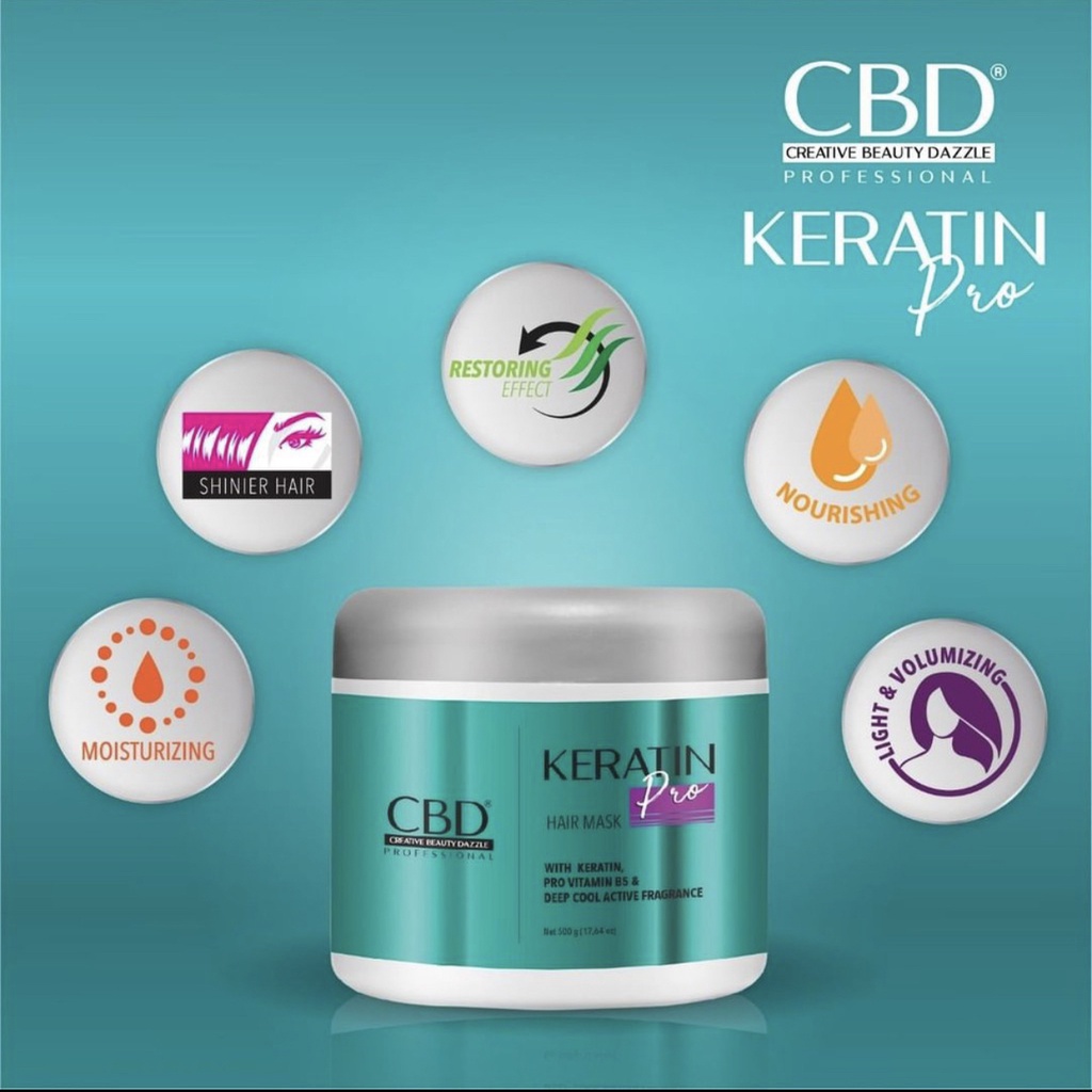 CBD hair masker rambut keratin pro 500gr