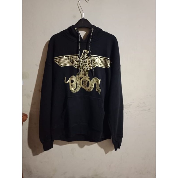 HOODIE BOY LONDON sablon combinasi Bordir