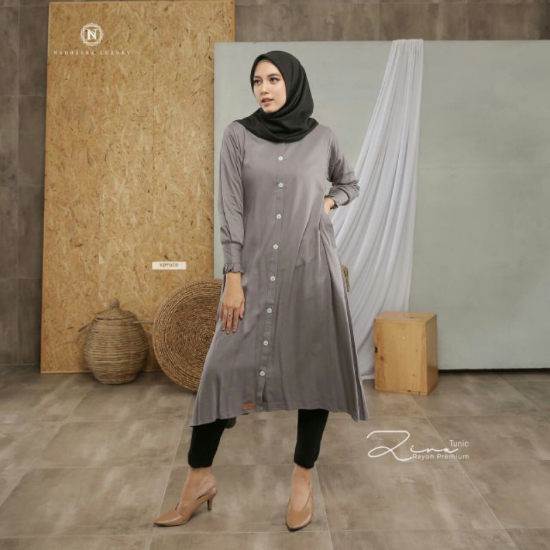 Ziva long tunik by nadheera luxury//ama_85hijab