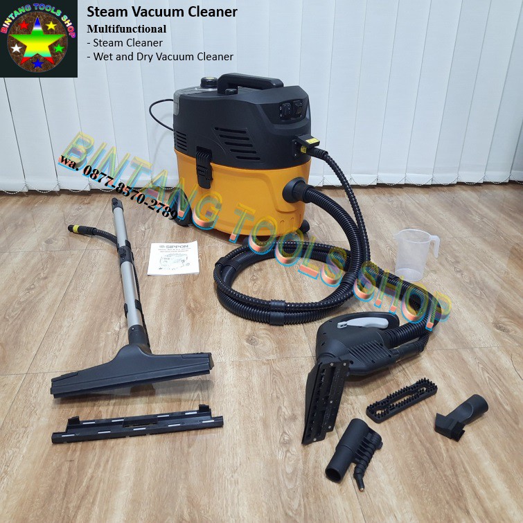 SIPPON Karcher Steam Cleaner with Vacuum 2in1 Fungsi Steam Vacuum Cleaner Industrial and Commercial